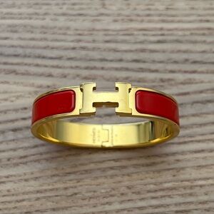 Hermes Red bangle/ bracelet